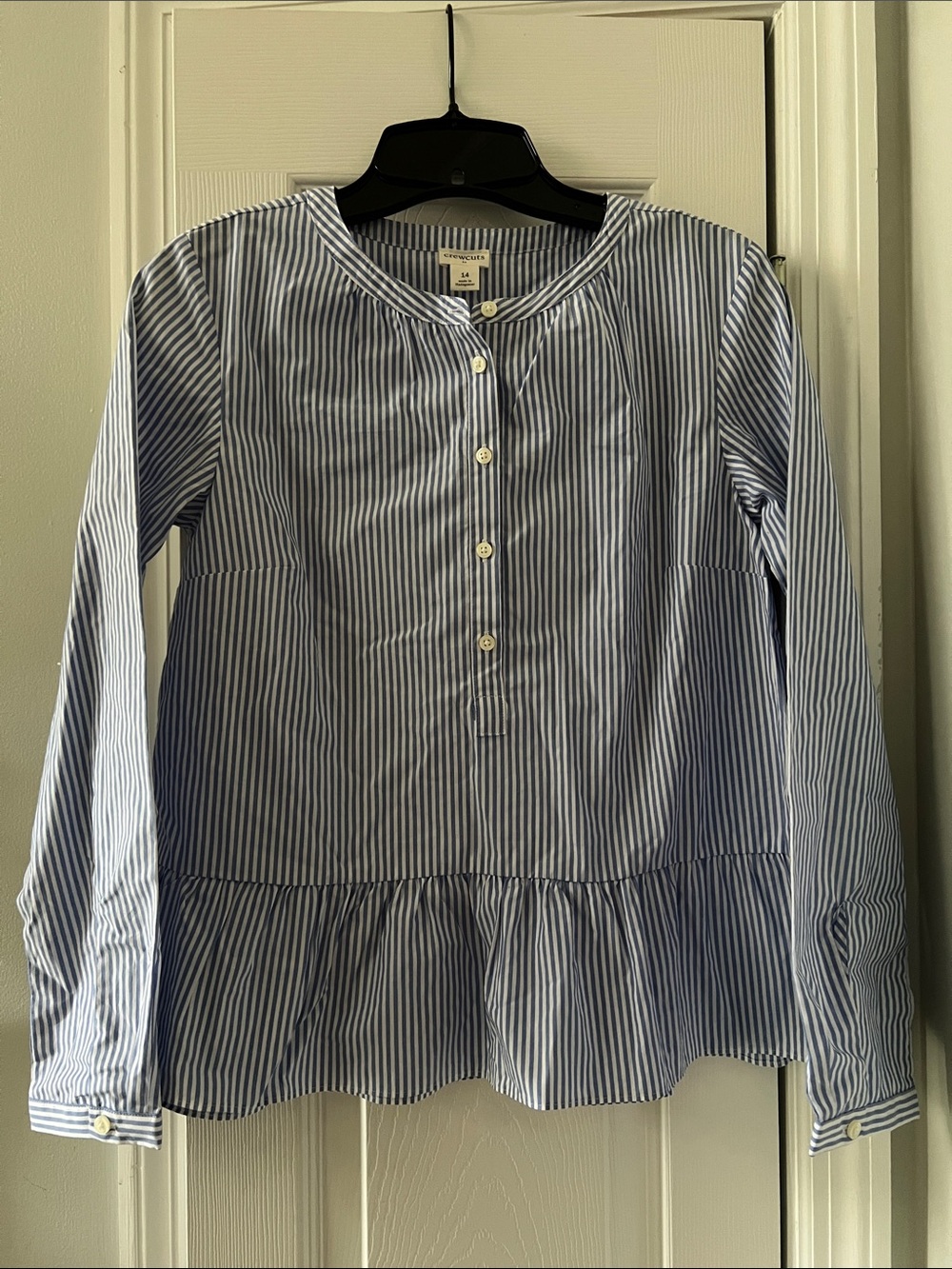 NWT Girl’s Crewcuts Striped Blouse